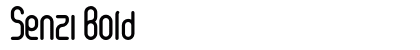 Senzi Bold preview