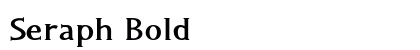 Seraph Bold preview