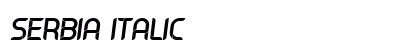 Serbia Italic Preview