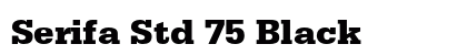 Serifa Std 75 Black preview