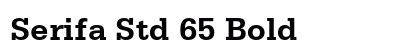 Serifa Std 65 Bold preview