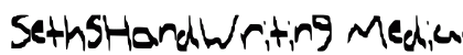 SethsHandWriting Medium preview