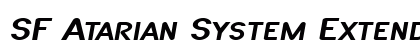 SF Atarian System Extended Italic Preview