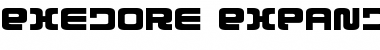 Exedore Expanded Font