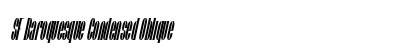 SF Baroquesque Condensed Oblique preview
