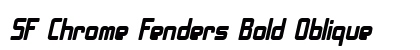 SF Chrome Fenders Bold Oblique Preview