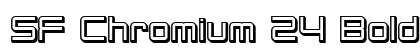 SF Chromium 24 Bold Preview