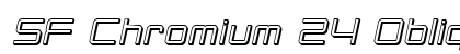 SF Chromium 24 Oblique Preview