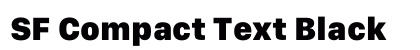 SF Compact Text Black Preview