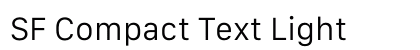 SF Compact Text Light Preview