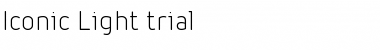 Iconic Trial Light Font