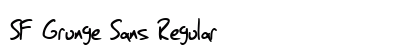 SF Grunge Sans Regular Preview