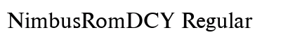 NimbusRomDCY Regular preview