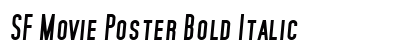 SF Movie Poster Bold Italic Preview