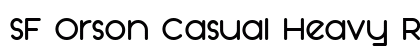 SF Orson Casual Heavy Regular Preview