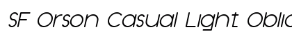 SF Orson Casual Light Oblique preview