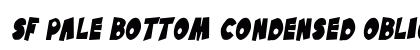 SF Pale Bottom Condensed Oblique preview