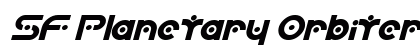 SF Planetary Orbiter Bold Italic Preview