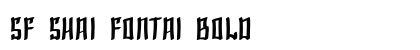 SF Shai Fontai Bold preview