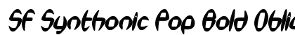 SF Synthonic Pop Bold Oblique Preview