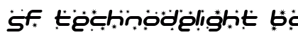 SF Technodelight Bold Italic Preview