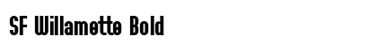 SF Willamette Bold preview