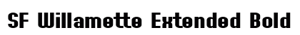 SF Willamette Extended Bold preview