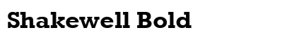 Shakewell Bold preview