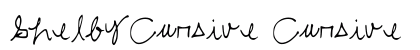 ShelbyCursive Cursive preview
