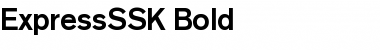 ExpressSSK Bold Font