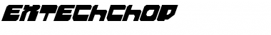 Extechchop Font