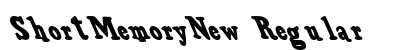ShortMemoryNew Regular preview
