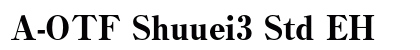 A-OTF Shuuei3 Std EH preview