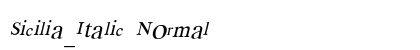 Sicilia_Italic Normal preview