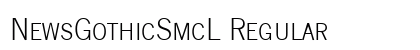 NewsGothicSmcL Regular preview