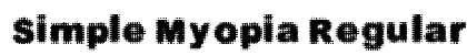 Simple Myopia Regular preview