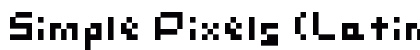 Simple Pixels (Latin + Cyrillic + Katakana) Regular preview