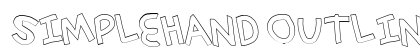 simplehand outline Regular preview