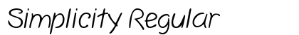 Simplicity Regular Preview