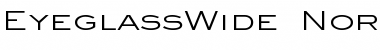 EyeglassWide Normal Font