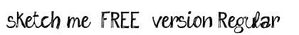 sketch me_FREE-version Regular preview