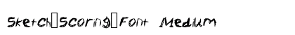 Sketch_Scoring_Font Medium preview