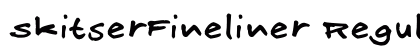 SkitserFineliner Regular preview