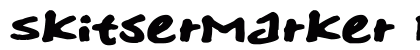 SkitserMarker Regular preview