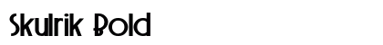 Skulrik Bold Preview