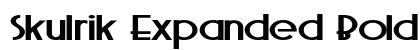 Skulrik Expanded Bold preview
