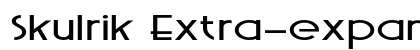 Skulrik Extra-expanded Regular Preview