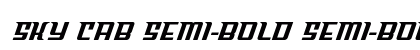 Sky Cab Semi-Bold Semi-Bold preview
