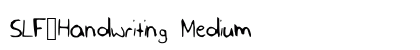 SLF_Handwriting Medium preview
