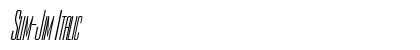 Slim-Jim Italic Preview